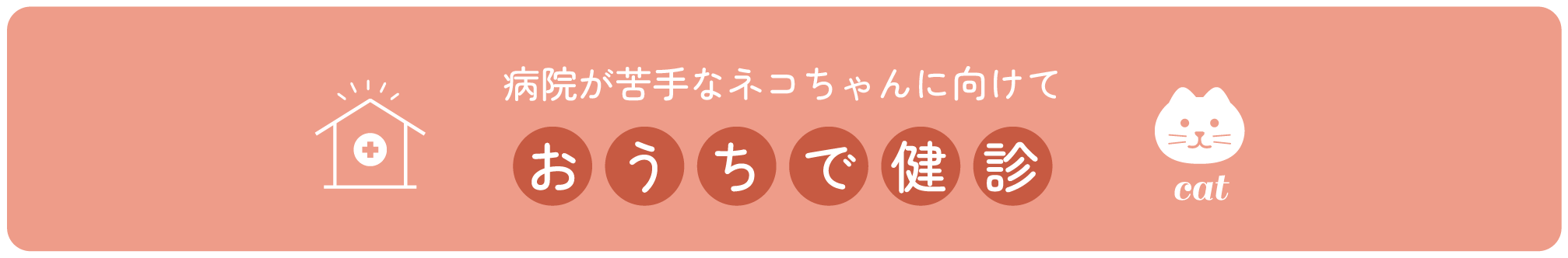 病院が苦手なネコちゃんに向けて おうちで検診